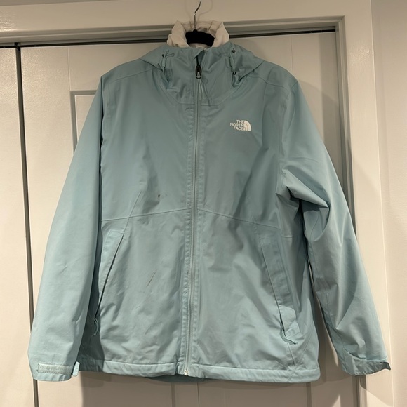 The North Face Jackets & Blazers - The North Face light blue ski jacket winter jacket size XL
